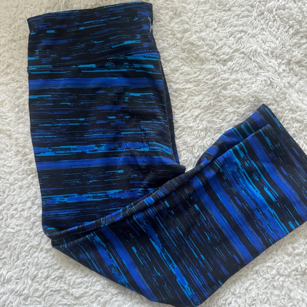 Blue Workout Athletic Leggings